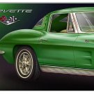 1963 Green Corvette Sting Ray Metal Sign - 12" x 18" Wall Decor Garage {RG} RVG2616 1963 Green Corvette Sting Ray Metal Sign - 12" x 18" Wall Decor Garage {RG} RVG2616