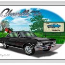 1966 Chevy Chevelle Super Sport Black Metal Sign - 12" x 18" Man Cave Garage {RG} RVG1233 1966 Chevy Chevelle Super Sport Black Metal Sign - 12" x 18" Man Cave Garage {RG} RVG1233