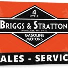 Share Briggs Stratton Motors Metal Tin Sign - 8" x 11" Novelty Man Cave Garage Decor {TW} C257
