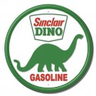 Sinclair Dino Gasoline 11.75" Round Metal Sign - Man Cave Garage Wall Decor Gift - {DE} 207 Sinclair Dino Gasoline 11.75" Round Metal Sign - Man Cave Garage Wall Decor Gift - {DE} 207