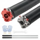 Garage Door Torsion Springs Pair of 0.25 x 2 x 30inch with Winding Bars