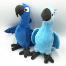 30CM New Rio 2 Movie Cartoon Plush Toys Blue Parrot Blu & Jewel Bird Dolls
