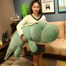 New 80CM Big Long Cute Dinosaur Plush Toy Soft Cartoon Animal Crocodile Plush Doll