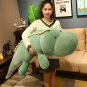 New 80CM Big Long Cute Dinosaur Plush Toy Soft Cartoon Animal Crocodile Plush Doll