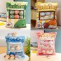 Cute Cat Rabbit Snack Pillow Pudding Decorative, Stuffed with Mini Animal Cat Dolls