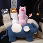 Animal Series Plush Pillow Leopard Elephant Penguin Stuffed Cushion Kawaii Accompany