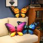 Butterfly Shaped Throw Pillow Soft Stuffed Seat Cushion Pad Plush Velvet Decorative