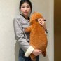 Kawaii Capybara Long Sleep Pillow Stuffed Capibara Plushie Cute Fluffy Doll Soft Sofa