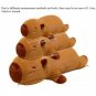 Kawaii Capybara Long Sleep Pillow Stuffed Capibara Plushie Cute Fluffy Doll Soft Sofa
