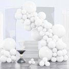 PartyWoo White Balloons 140 pcs Different Sizes of 18 12 10 5 Inch White Balloons Arch PartyWoo White Balloons 140 pcs Different Sizes of 18 12 10 5 Inch White Balloons Arch
