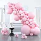PartyWoo Light Pink Balloons 100 pcs Different Sizes of 36 18 12 10 5 Inch Pastel Baby PartyWoo Light Pink Balloons 100 pcs Different Sizes of 36 18 12 10 5 Inch Pastel Baby