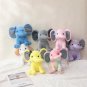 25cm/9.84in Soft Elephant Plush Stuffed Animal - Cute Fluffy Colorful Plush Toy