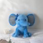 25cm/9.84in Soft Elephant Plush Stuffed Animal - Cute Fluffy Colorful Plush Toy