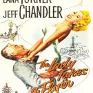 The Lady Takes a Flyer 1958 DVD Lana Turner Jeff Chandler Movie NEW MOD DVD-R