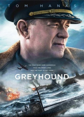 Greyhound 2020 DVD Tom Hanks WWII Naval Combat War Movie NEW MOD DVD-R