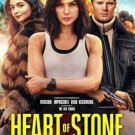 Heart of Stone 2023 DVD Gal Gadot Jamie Dornan Action Spy Movie NEW MOD DVD-R