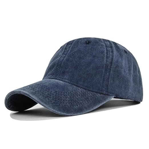 kill off Plain Denim Cap Unisex Baseball Cap 100% Cotton Fits Men Women Washed Denim Adjustable Cap