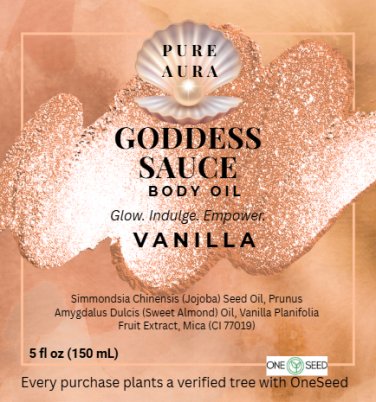 Line Sheet - Vanilla Goddess Sauce Body Oil