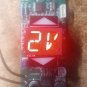 MV105-RWX 1/2" CHARACTER, elevator position indicator 0.5" H red