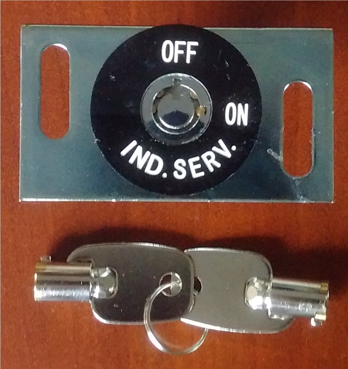 otis Independent Service + Two keys  , IND. SERV. ON - OFF