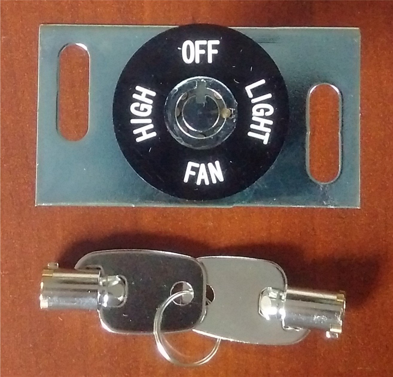 GAL mfg. FAN switch  + Two keys  , FAN  ON - OFF