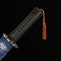 Compact Automatic Folding Umbrella Stylish Black/Blue, Pongee Fabric, Windproof