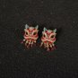 2026 Chinese Red Lion Tassel Earrings Enamel Luxury Stud Jewelry for Women