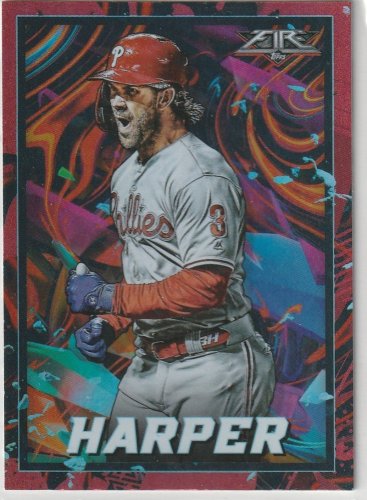 2022 Topps Fire - Bryce Harper #153 Flame - Philadelphia Phillies