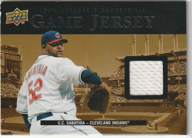 2009 Upper Deck - Ud Game Jersey C.C. Sabathia #GJ-CS (MEM)
