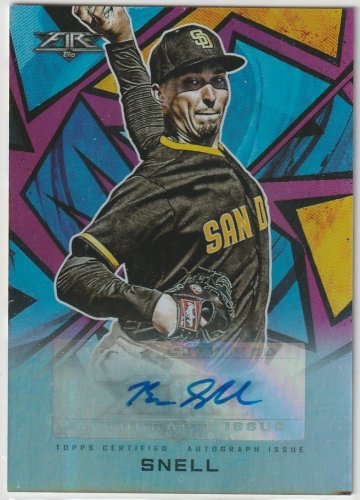2021 Topps Fire - Autographs Blake Snell #AV-BS Magenta /25 (AU)