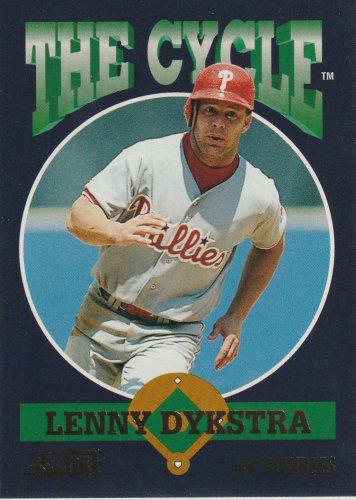 1994 Score Cycle #TC8 Lenny Dykstra - Philadelphia Phillies