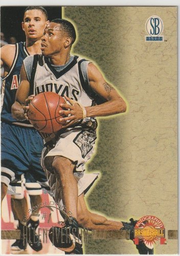 1996 Score Board Autographed #1 Allen Iverson