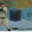 2007 Upper Deck Spectrum Swatches Gold #RJ Reed Johnson #26/75