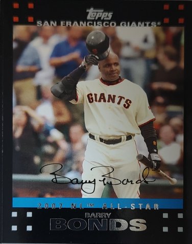 2007 Topps Updates & Highlights #UH229 Barry Bonds