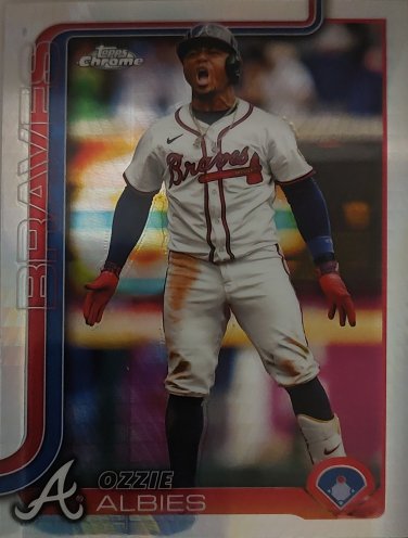 2025 Topps Chrome LogoFractor Edition #206 Ozzie Albies