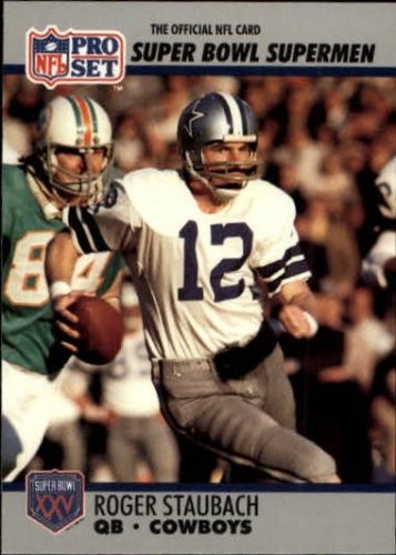 1990 Pro Set Super Bowl XXV Silver Anniversary - Roger Staubach #37