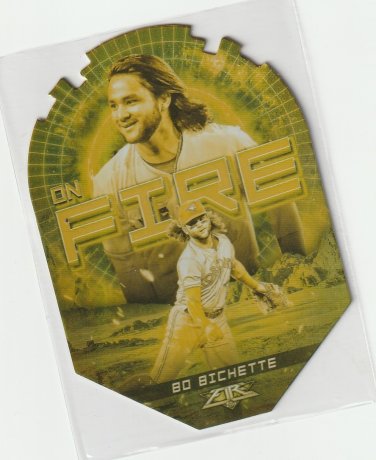 2022 Topps Fire - En Fuego Bo Bichette #EF-5 Gold Minted