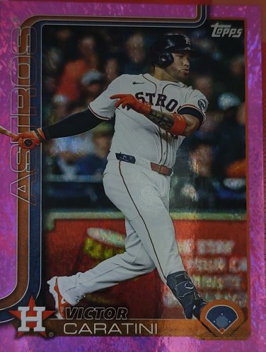 2025 Topps Update #US149 Victor Caratini Pink Diamante Foil