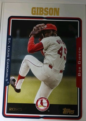 2025 Topps Archives - 2005 Topps Bob Gibson #297