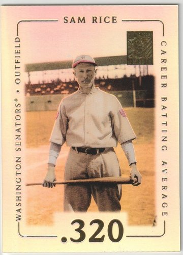 2022 Topps Tribute 38 Sam Rice - Washington Senators