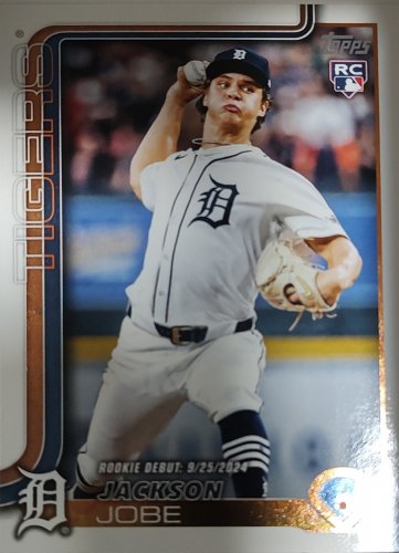2025 Topps Update #US193 Jackson Jobe RC
