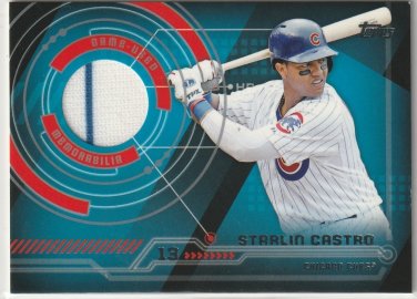 2014 Topps - Trajectory Relics Starlin Castro #TR-SC (MEM)