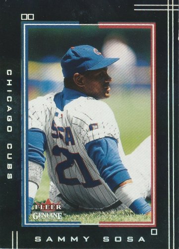 2002 Fleer Genuine - Sammy Sosa #51 - Chicago Cubs
