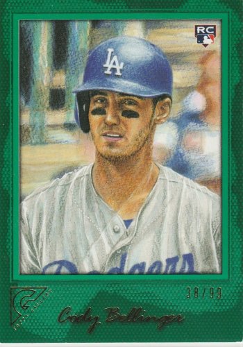 2017 Topps Gallery - Cody Bellinger #143 Green /99 (RC) - Los Angeles Dodgers