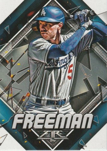 2022 Topps Fire - Freddie Freeman #33 - Los Angeles Dodgers