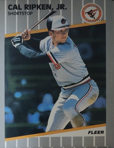 1989 Fleer #617 Cal Ripken, Jr.