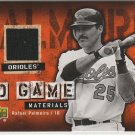 2006 Upper Deck - Ud Game Materials Rafael Palmeiro #UD-RP (MEM)