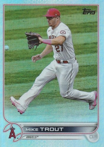 * MIKE TROUT * 2022 TOPPS SERIES ONE RAINBOW FOIL HOLO # 27