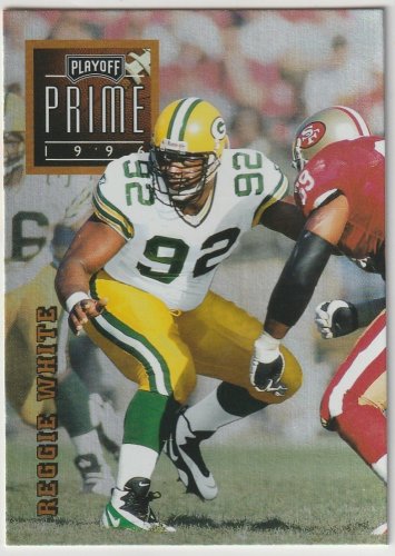 Reggie White 1996 Playoff Prime #075 Green Bay Packers
