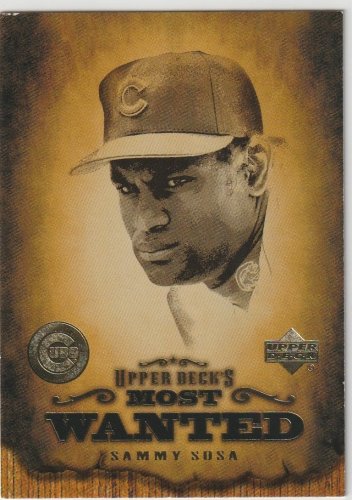2001 Upper Deck UD's Most Wanted Sammy Sosa Chicago Cubs #MW5